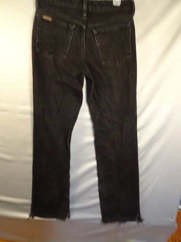 Ariat Jeans Boys 16 B5 Slim Black Dark Wash Adjustable 28x30 Denim Pants - Picture 17 of 21