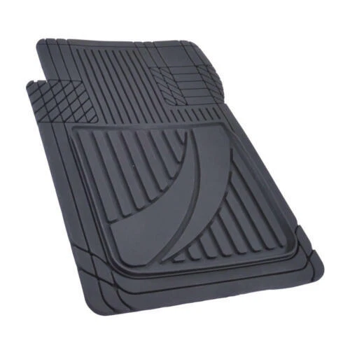 Alfombrillas Motor Trend FlexTough™ Advanced de goma negras para coche - molduras de alta resistencia... Foto 3 de 4