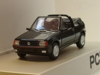 Premium Peugeot 205 Cabriolet, 1986, Schwarz - Pcx 870503 - 1:87