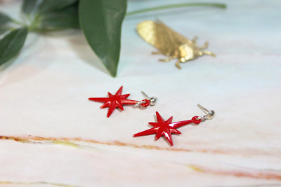 Sailor Mars Red Star Cosplay Costume Earrings Sailor Moon Anime Manga Halloween