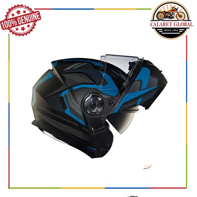 Fit For Royal Enfield motorcyce modular lightwing helmet multirays - glossy blue