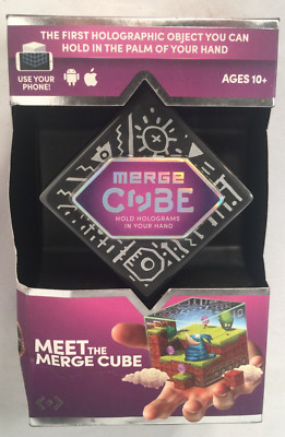 Merge Cube Holographic Handheld AR/VR Hologram iOS/Android Apps 3D Objects STEM