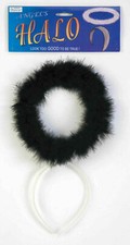 Black Dark Angel Halo Costume Accessory Halloween