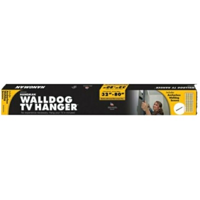 Hangman WallDog 32-80'' TV Hanger Mount ideal for all surfaces no studs or anchor