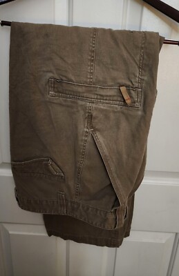 OTP Cargo Pants Distressed Brown Convertible Street/Workwear Fishing Y2K 32x30