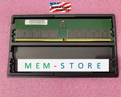 128GB 4x 32GB DDR5-4800 UDIMM ECC RAM Asus TUF GAMING X670E-PLUS WIFI  Compatible