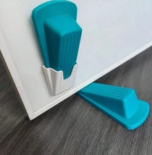 1 PC Rubber Door Stop - Self-Adhesive, Silent, Anti-Collision Wall Protector NEW