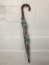 Vintage Totes White Floral Umbrella Spring