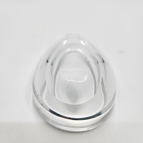 Hand Blown Clear Art Glass Bowl Trinket Change Keys 4" x 3" Pre-owned READ - Picture 10 of 10