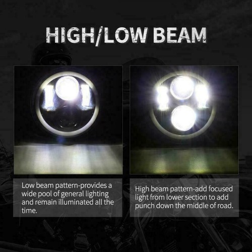 Faro LED HI/LO 4 piezas 5,75" 5-3/4 pulgadas para Buick Electra 1959-1961 1974-1975 - Imagen 9 de 12