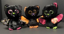 Ty Beanie Boos IGOR ECHO DART HALLOWEEN PLUSHIES LOT Read
