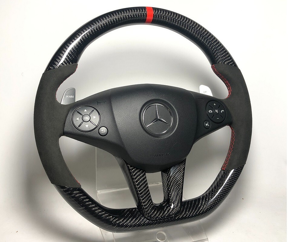 Mercedes AMG SLS 63 GT W197 Custom Carbon Fiber Steering Wheel
