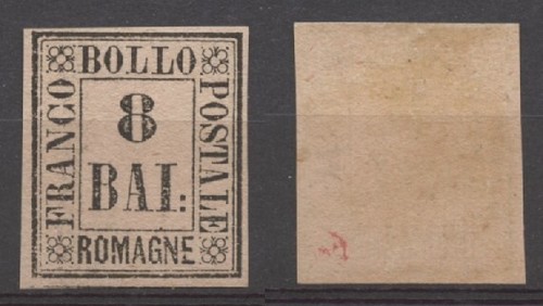 No: 133889 - ROMAGNE - ITALY/STATES - A VERY OLD "8 BAI" STAMP - UNUSED!!