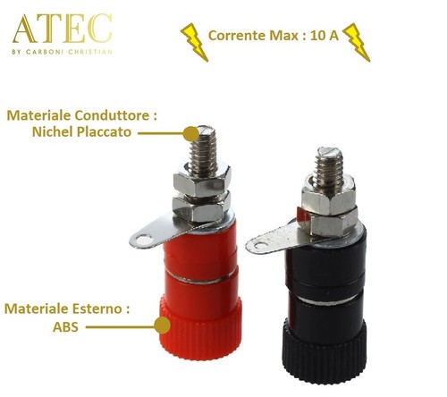 ATEC - Kit Connettori per Pannello Laboratorio di Elettronica - Jack/Boccole 4mm - Bild 41 von 56