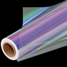 34 in x 66 Ft Iridescent Cellophane Wrap Roll - Extra Wide Cellophane Paper R...