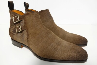 SANTONI Schuhe Boots Stiefel Businessschuhe Herren Gr. 8,5 (42,5) -NEU-OVP
