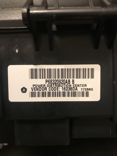 2019 Dodge Durango Power Distribution Center