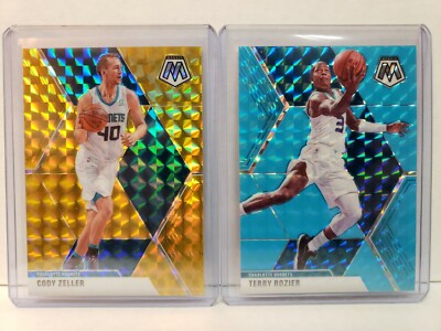 2019-20 Panini Mosaic 2Card SSP Set Cody Zeller /10 Gold Mosaic Terry Rozier /15