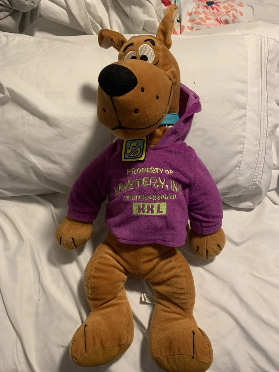 Scooby Doo 30 Plush Property Of Mystery Inc Purple Hoodie