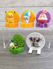 Burger King Kid's Meal Toys Pokemon Trading Card Game 2008 Lot of 5 cake toppers