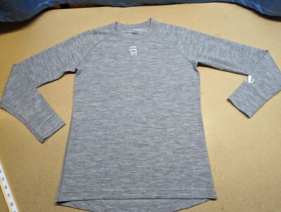 Bjorn Daehlie Base Layer Shirt Womens Medium Northug Gray Sports Ski Mountain
