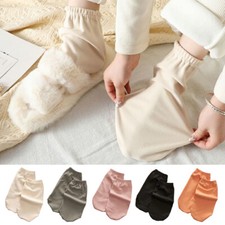 Women Winter Warm Home Soft Velvet Thick Bed Sock Non Slip Slipper Floor Socks