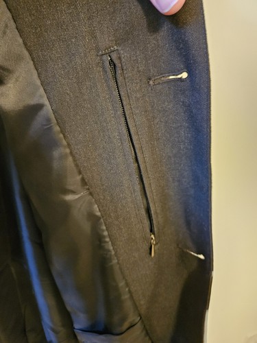 Brooks Brothers Wool Fall Overcoat Charcoal 42R - Picture 10 of 16