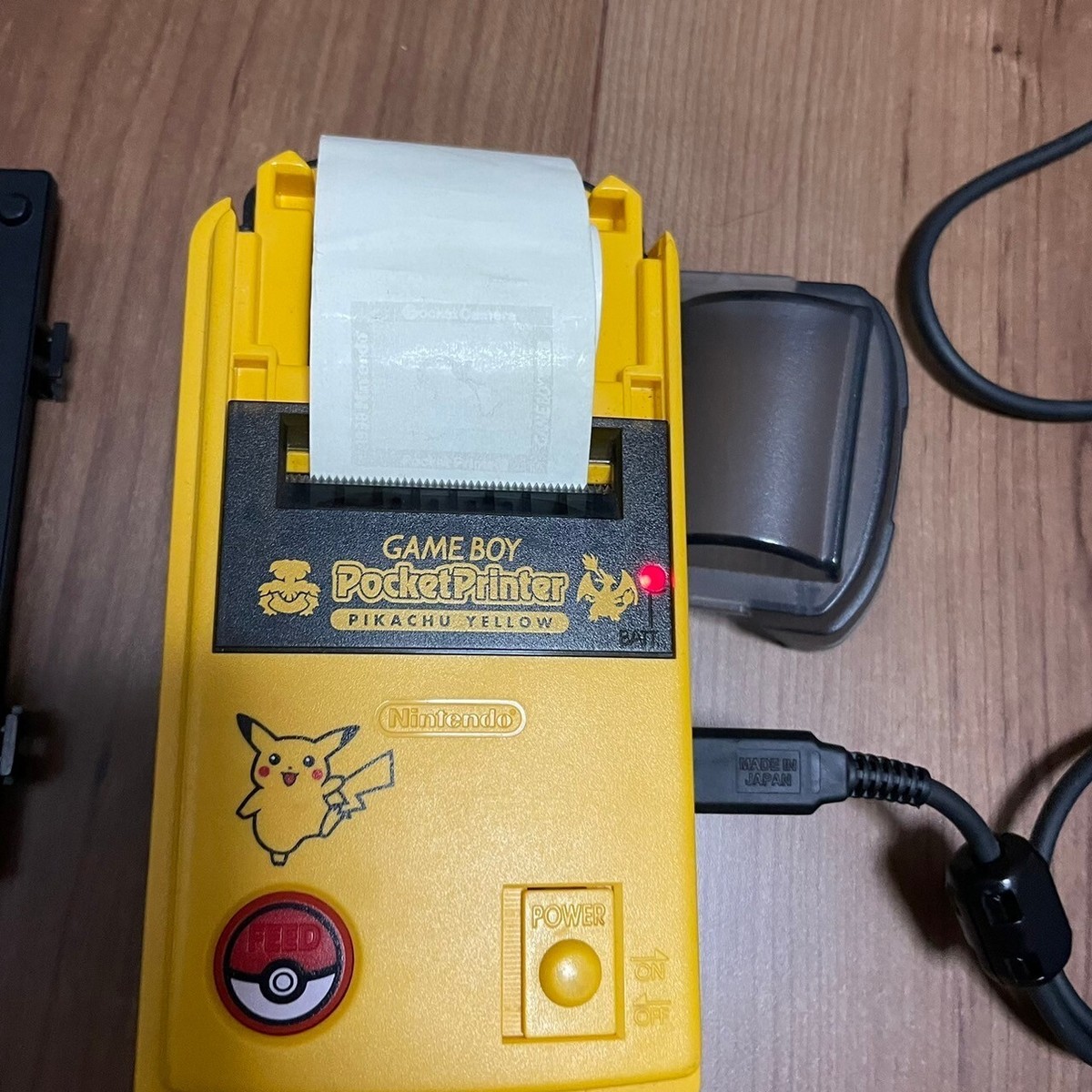 Nintendo GBP-S-PYA MGB-007 ポケットプリンタ Nintendo Gameboy Pokemon Printer Pikachu Yellow MGB-007 with