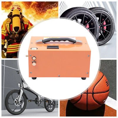 Car PCP Air Compressor 4500Psi 300Bar 12V PCP High Pressure Pump with Transformer