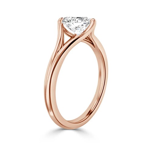 5 carat lab grown diamond ring Heart shape engagement wedding anniversary ring - Picture 6 of 6