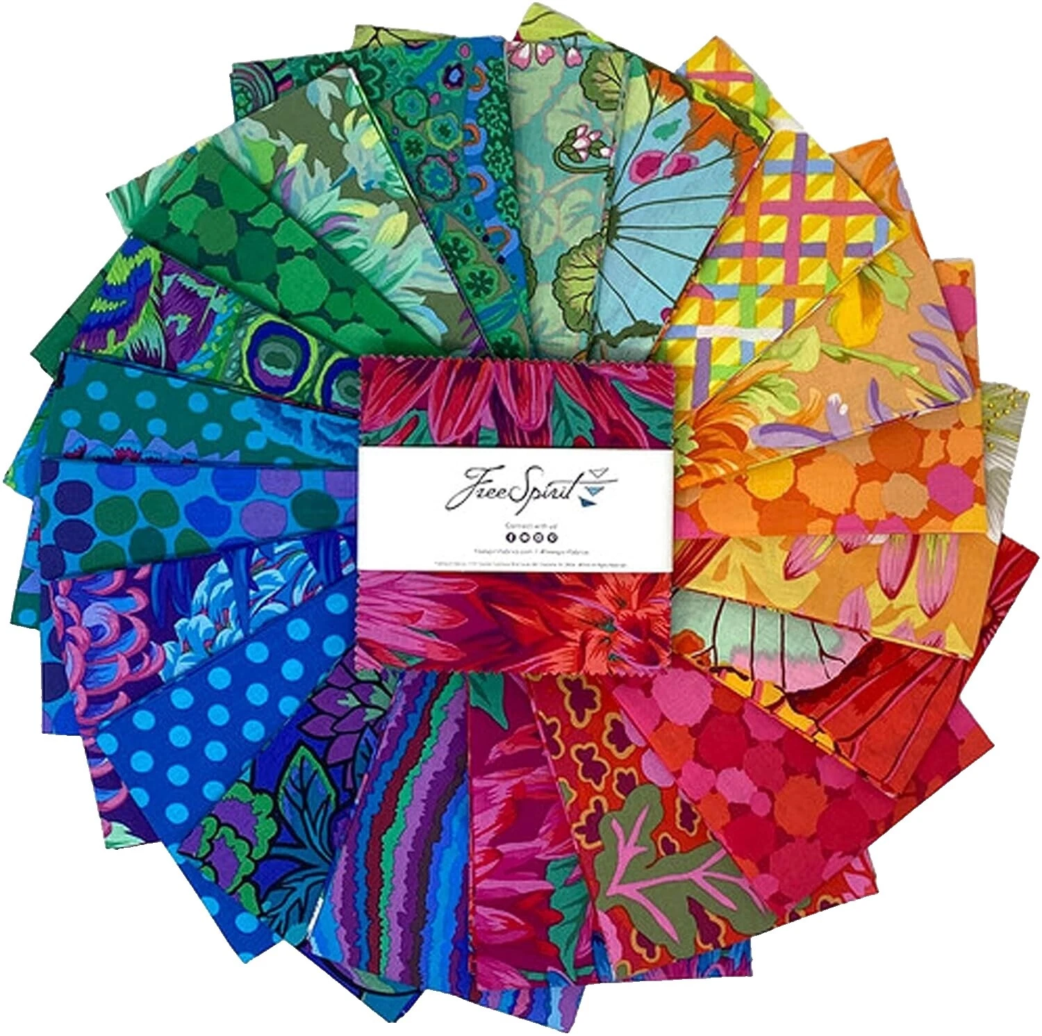 Kaffe Fassett Multi-Color Fabric Squares