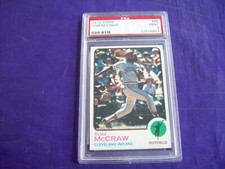 1973 TOPPS #86 TOM MCCRAW PSA 9