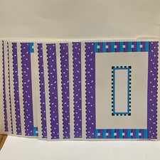 Mrs Grossman's Stickers Lot Vintage 2000 Frames CELEBRATE. 9-Sheets 6x7.5  