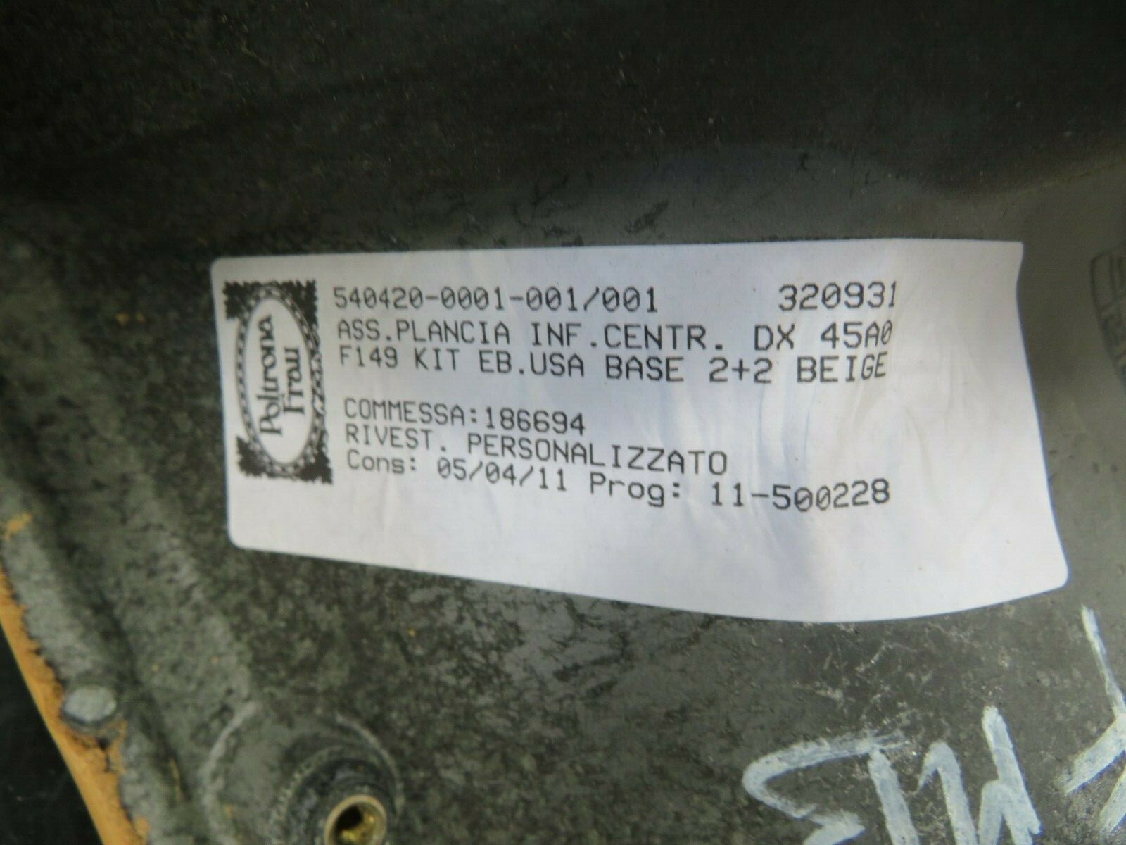 Ferrari California, Center Dash Trim Panel, USed, P/N 80809200