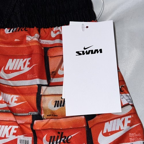 NWT Nike Boys Kids 7” Volley Swim Trunks Board Shorts Lined Size L (14-16) - Picture 3 of 7