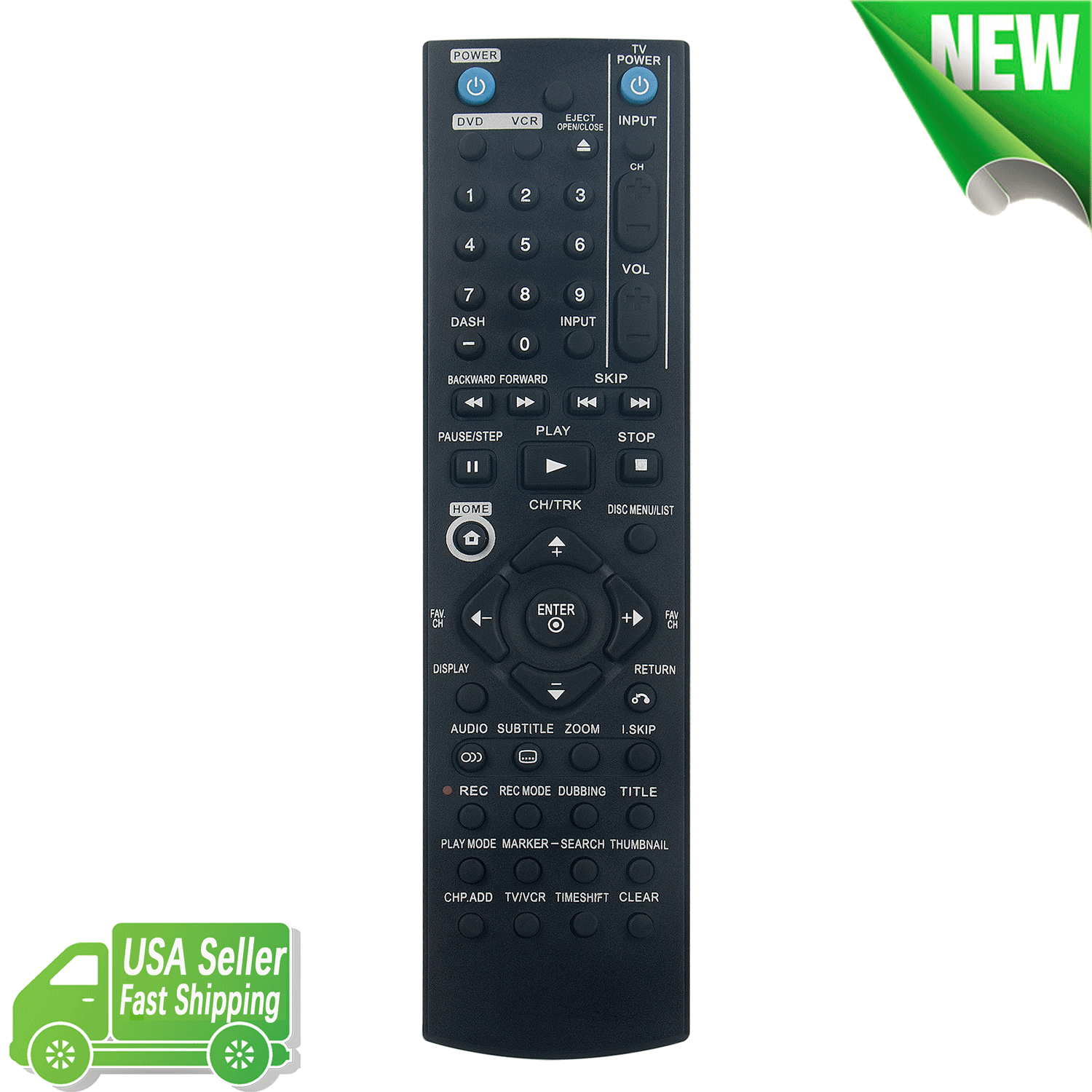 New AKB32606601 AKB36097101 AKB31238705 Replaced Remote Control for LG DVD Combo