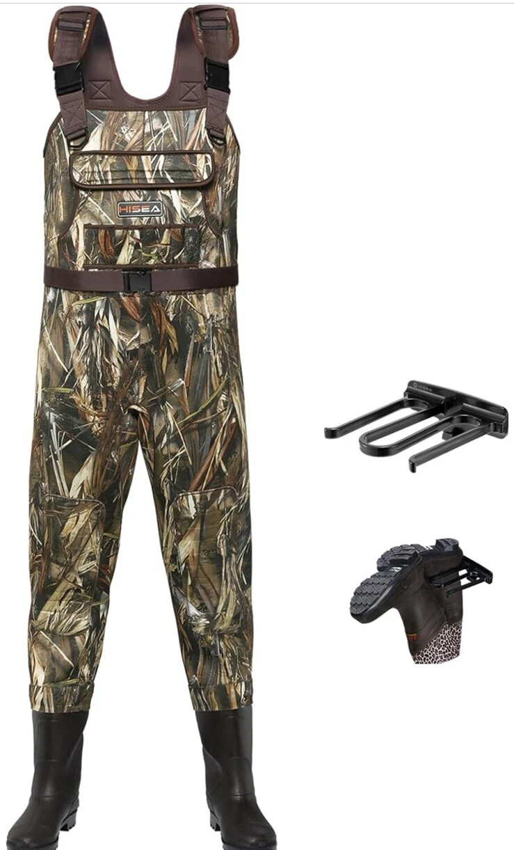 Neoprene Chest Waders for Men with 200G Boots Duck Hunting Waders Boot Size 6/39