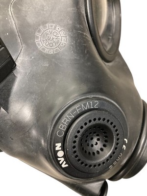Avon FM12 Gas Mask Respirator DPM Camo Haversack & Scott Filter