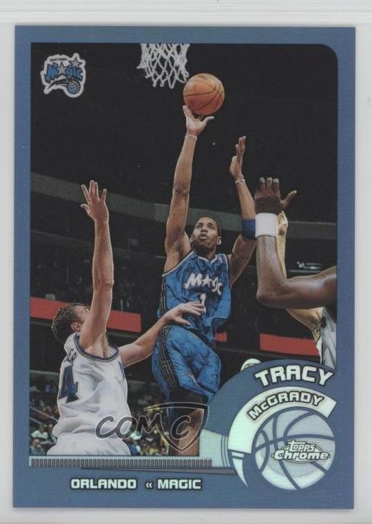 2002-03 Topps Chrome Refractor Tracy McGrady #35 HOF g5i