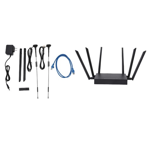 Unlocked 4G LTE Modem Router 300Mbps 2.4G 5 LAN WiFi Router With 1 SIM Card NEW - Afbeelding 11 van 12