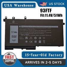 Battery For Dell Latitude 12 5280 5288 5480 5580 5590 5490 5290 5488 93FTF 51Wh
