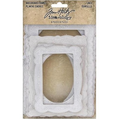 Tim Holtz Idea-ology Fußleistenrahmen 6 Stück - Spitze TH93786