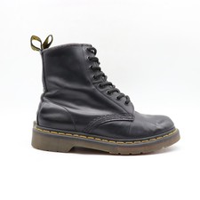 Doc Dr. Martens 11821 Original 8-Eye Women's Size 6 Black Leather Boots Air Wair