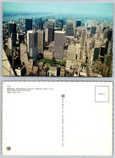 NYC Midtown Manhattan Skyline Empire State Building View Postcard Alfred Mainzer