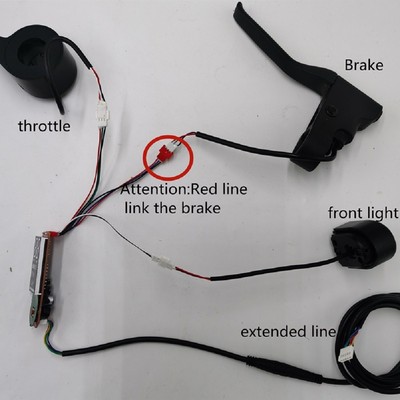 36V 350W Controller Dashboard Gaspedal Scooter Ersetzen Anzug F��r E-Scooter