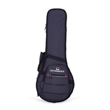 Durable Dark Grey Mandolin Carrier Bag with Padded Straps and Accessory Pocket