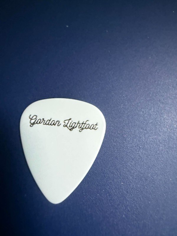 ((( GORDON LIGHTFOOT ))) guitar pick VERY RARE #2