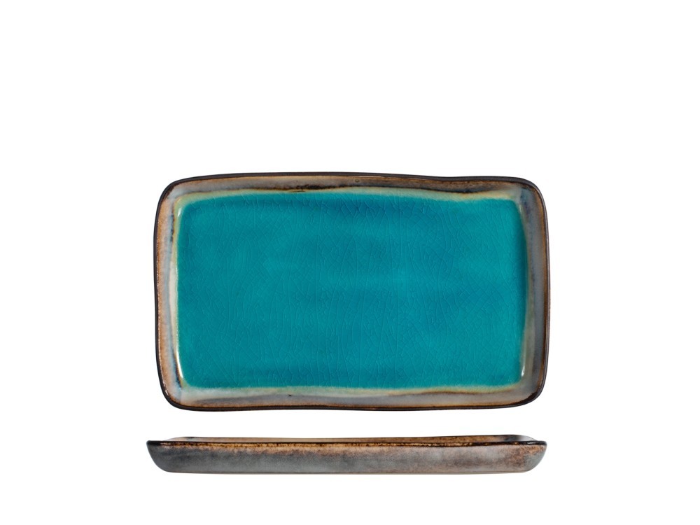 Plate In Stoneware Model Teide 14x24 cm, Brand H&H
