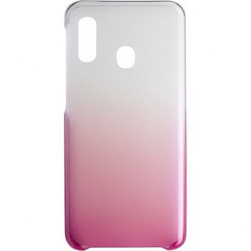Coque Evolution pour Galaxy A20e protection arrière Blanc et Rose - 2