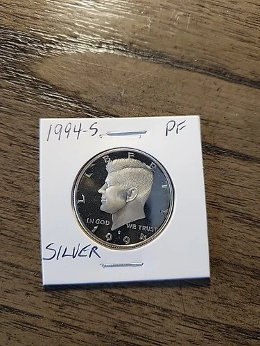 1994 S PROOF SILVER KENNEDY HALF DOLLAR *FREE SHIPPING* 90% SILVER